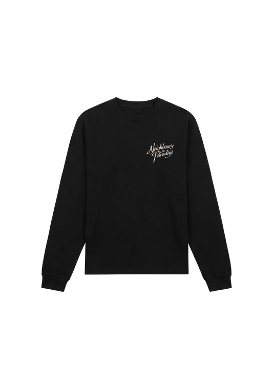 Ferrari Horses Long Sleeve - Black