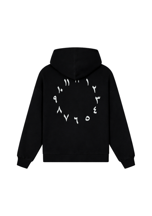 Arabic Dial Hoodie - Black