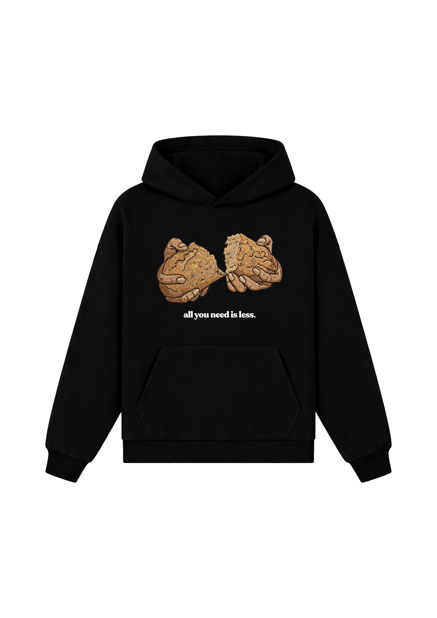 Break Bread Hoodie  - Black