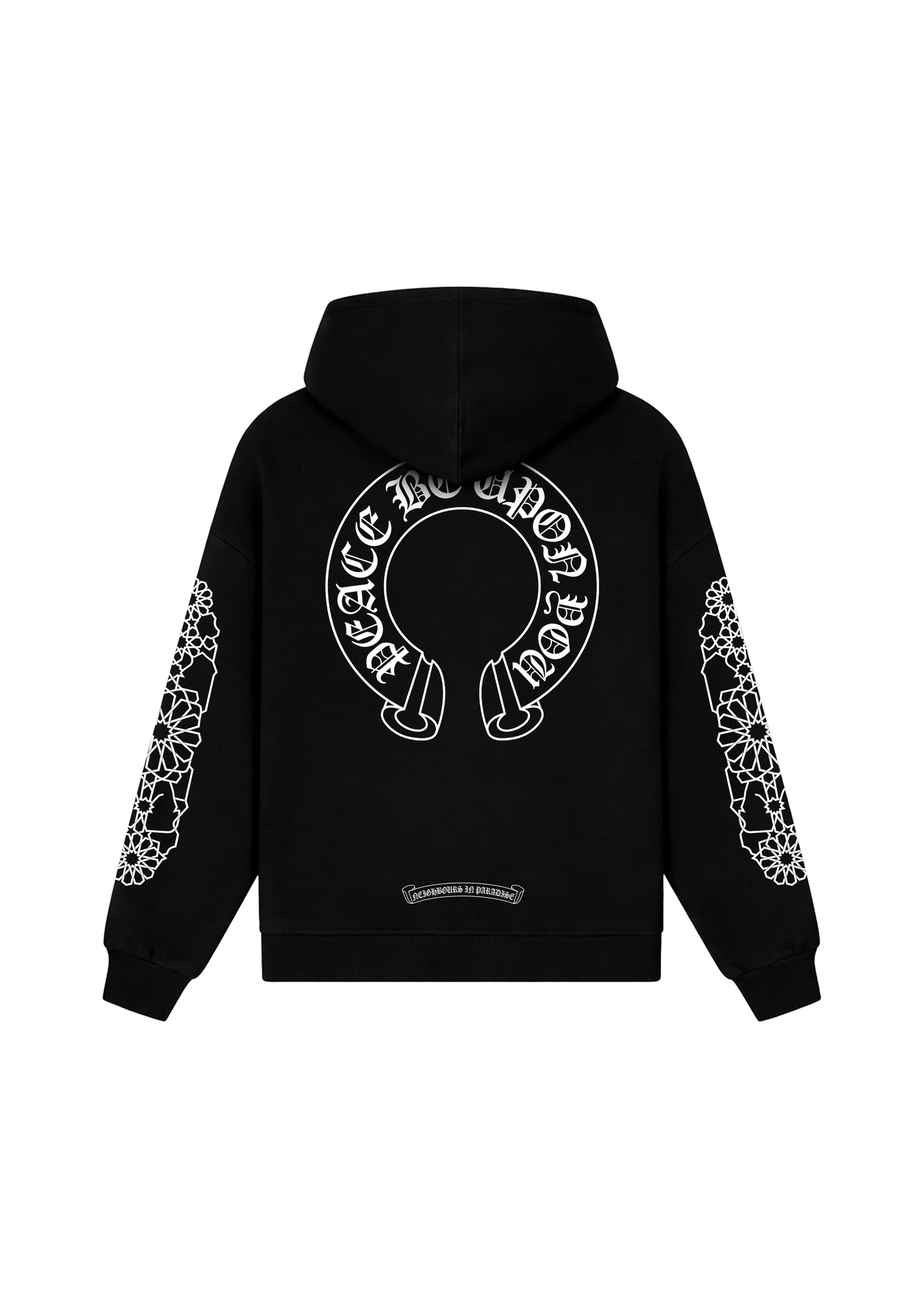 Peaceful Hearts Hoodie  - Black