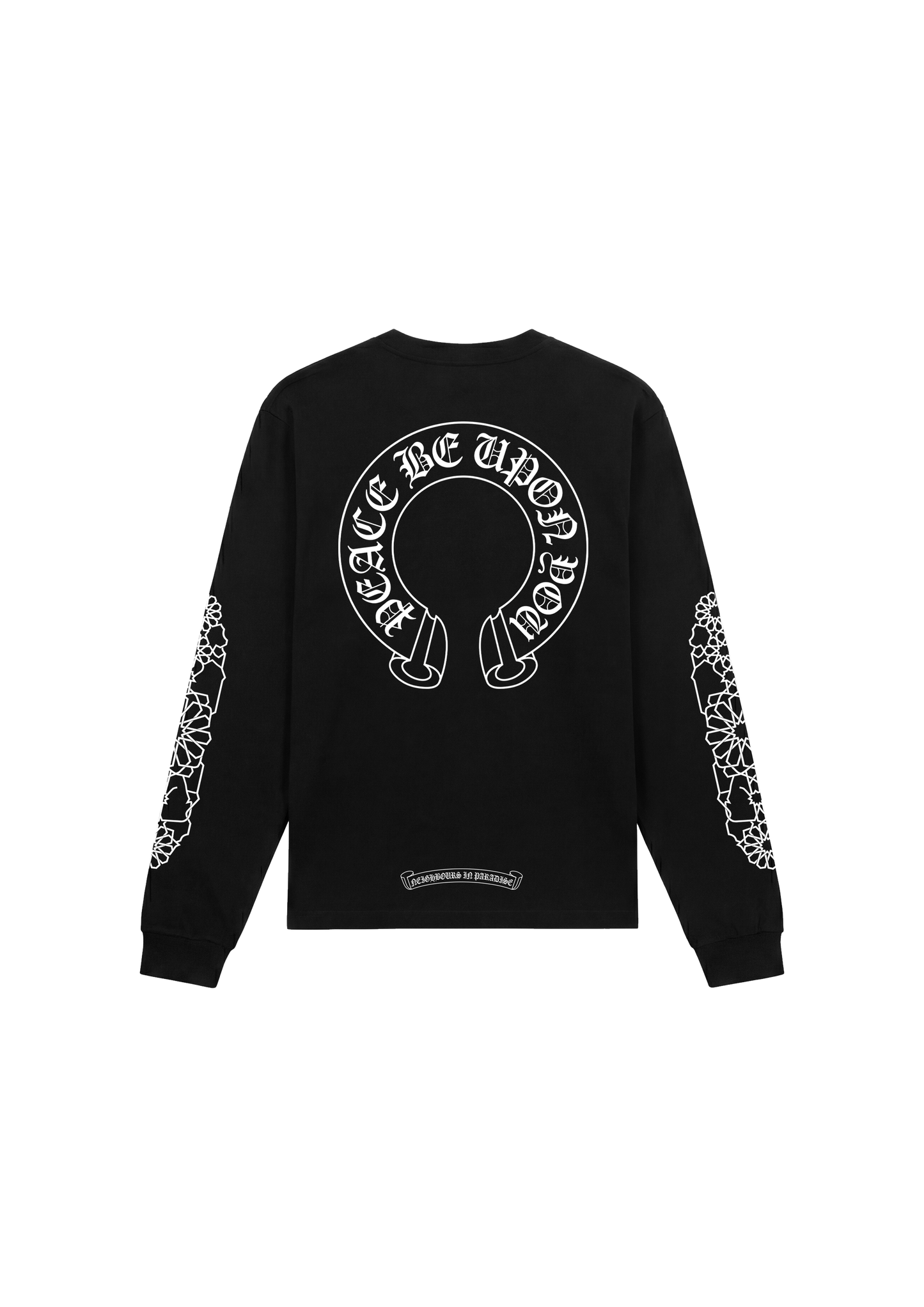Peaceful Hearts Long Sleeve  - Black