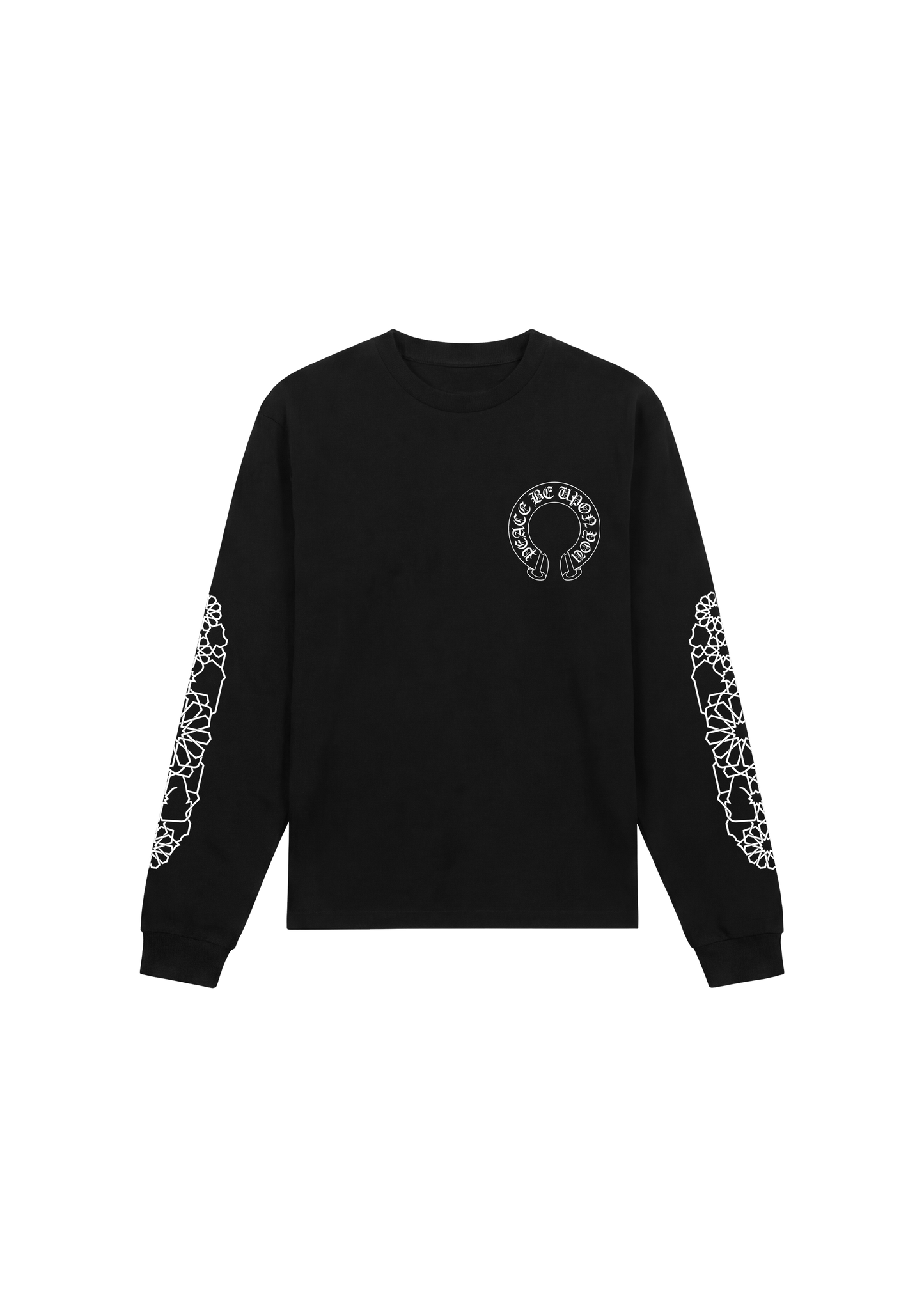 Peaceful Hearts Long Sleeve  - Black