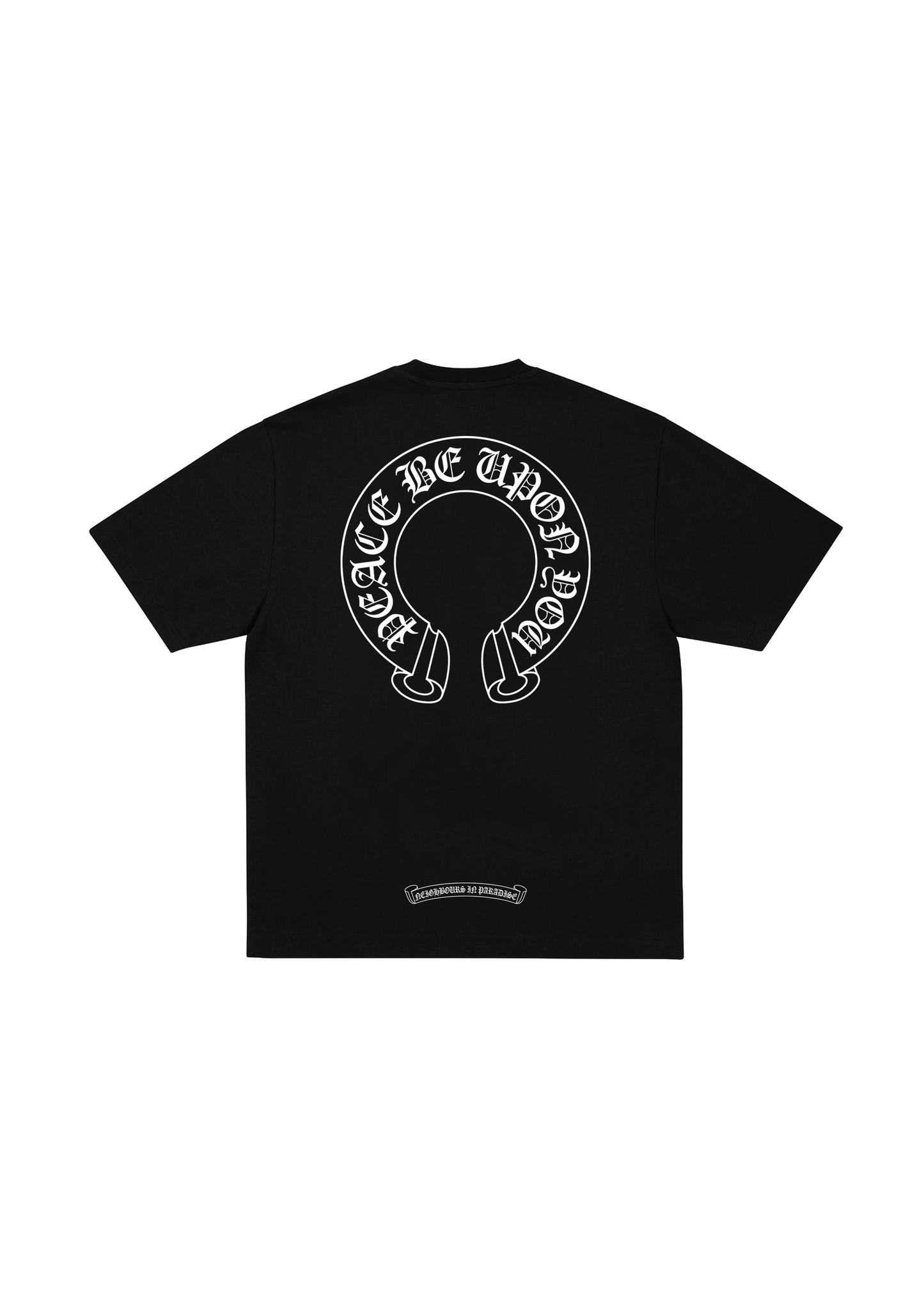 Peaceful Hearts T-Shirt  - Black
