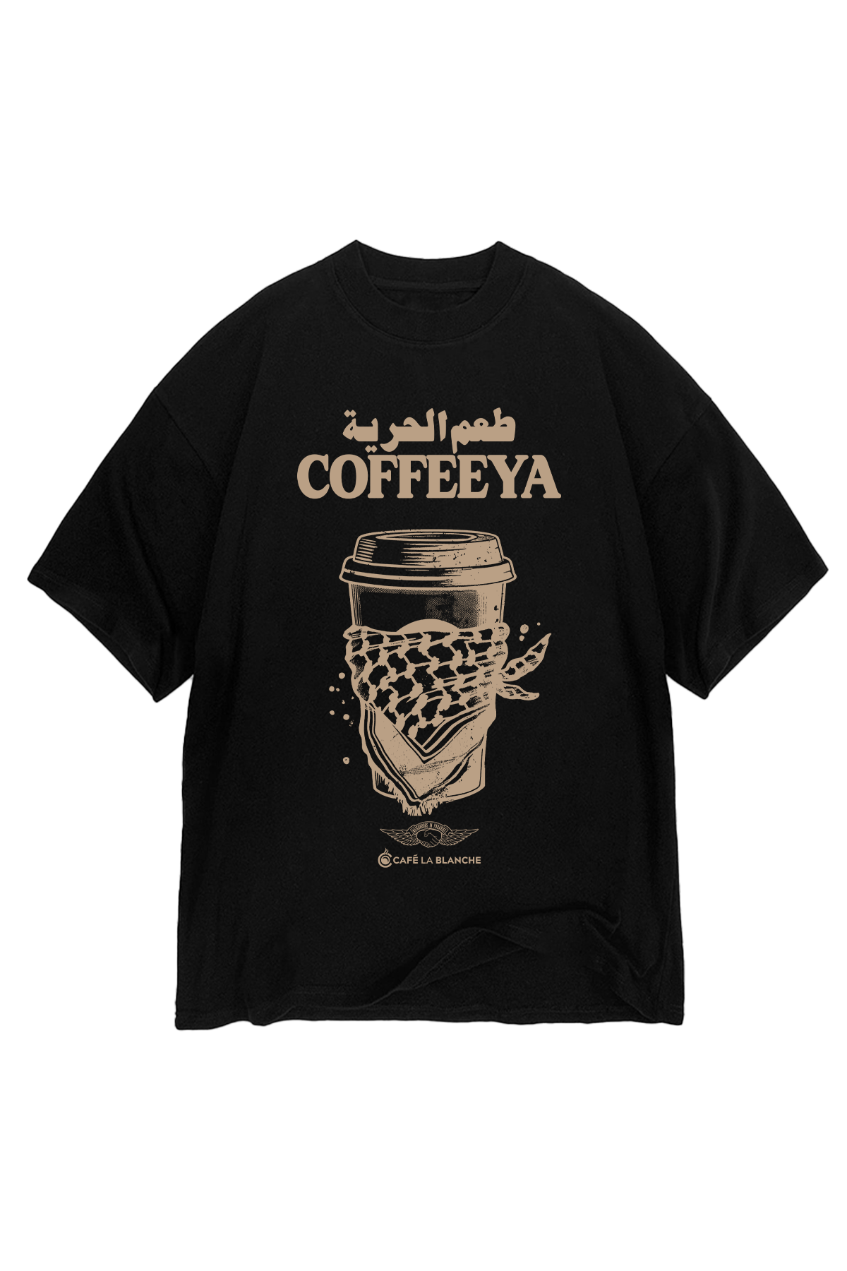 Coffeeya x Café La Blanche T-shirt - Black