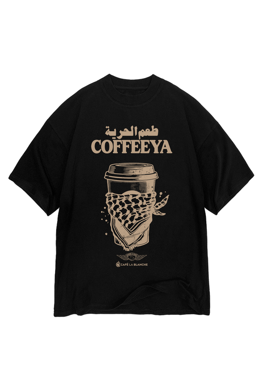 Coffeeya x Café La Blanche T-shirt - Black