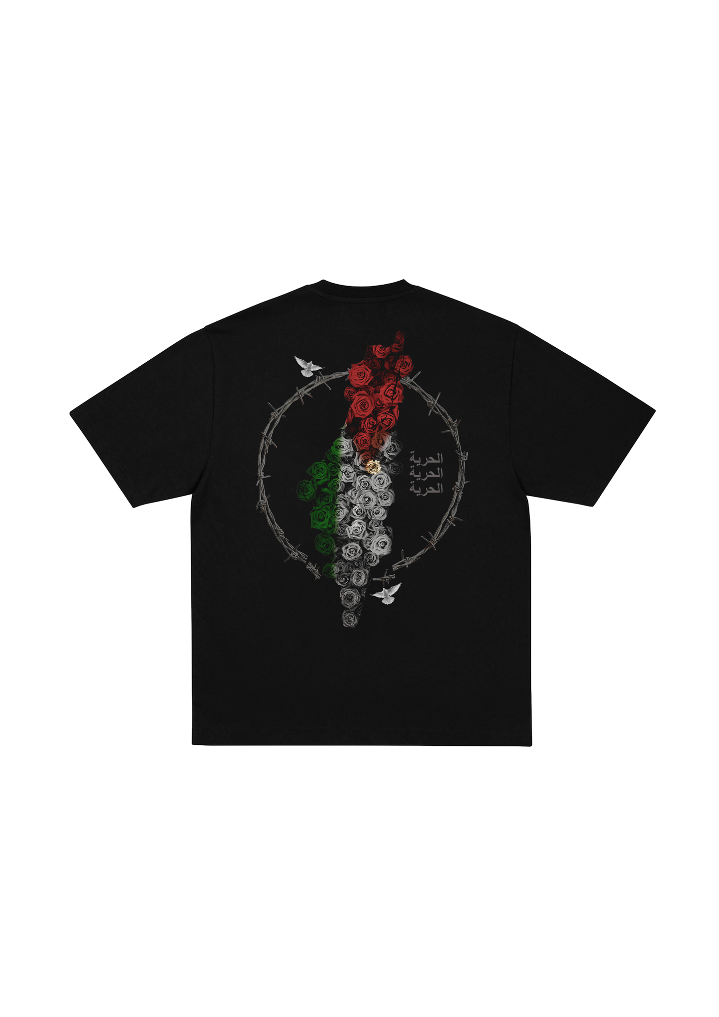 Freedom Of The Land T-Shirt  - Black