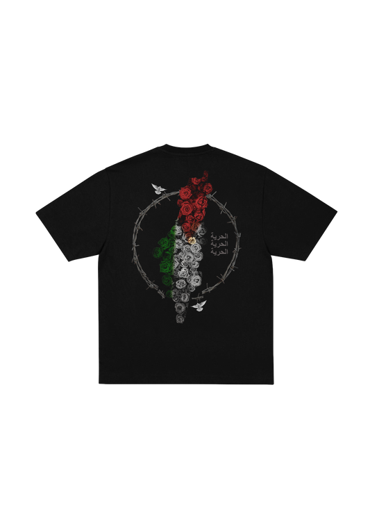 Freedom Of The Land T-Shirt  - Black