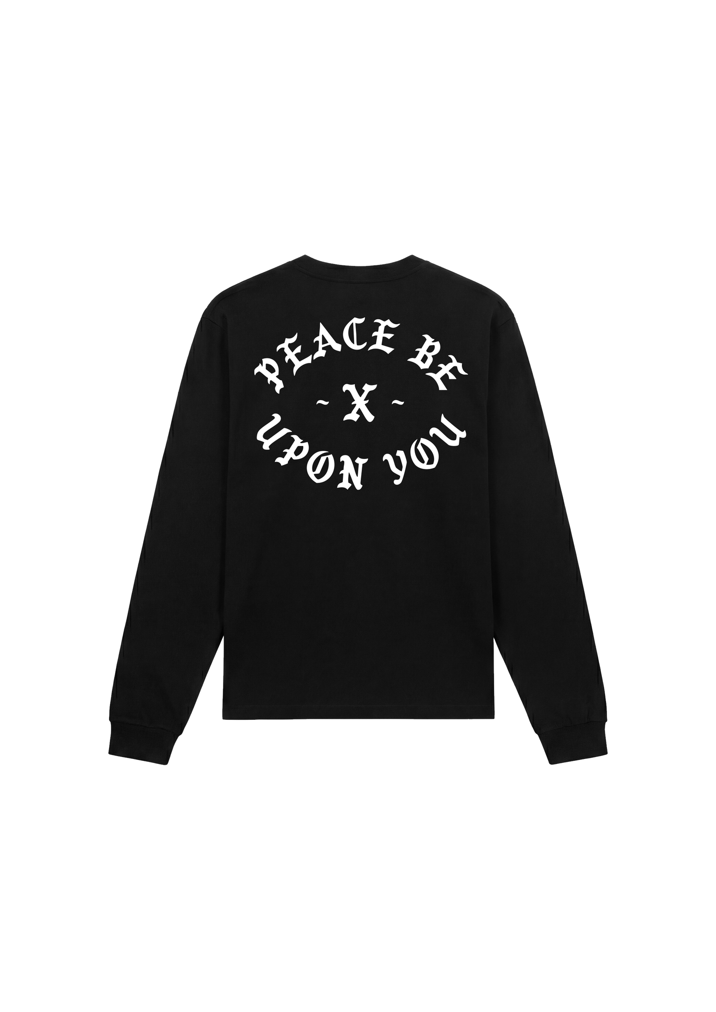 Peace be upon you Long Sleeve  - Black