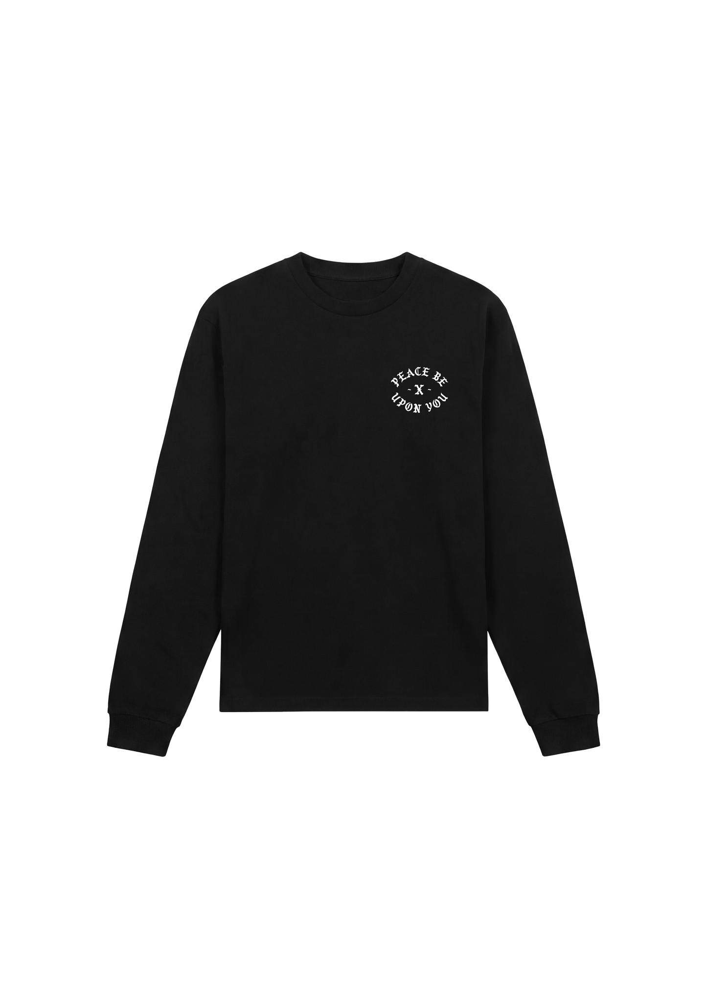 Peace be upon you Long Sleeve  - Black