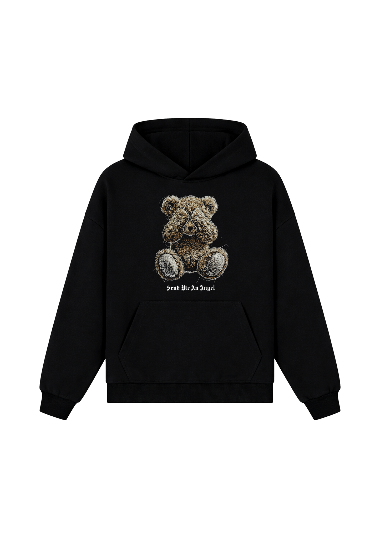 Send me an angel Hoodie  - Black