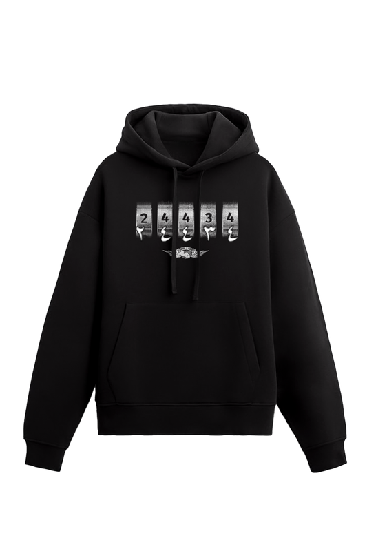 Secret Code To Life Hoodie - Black