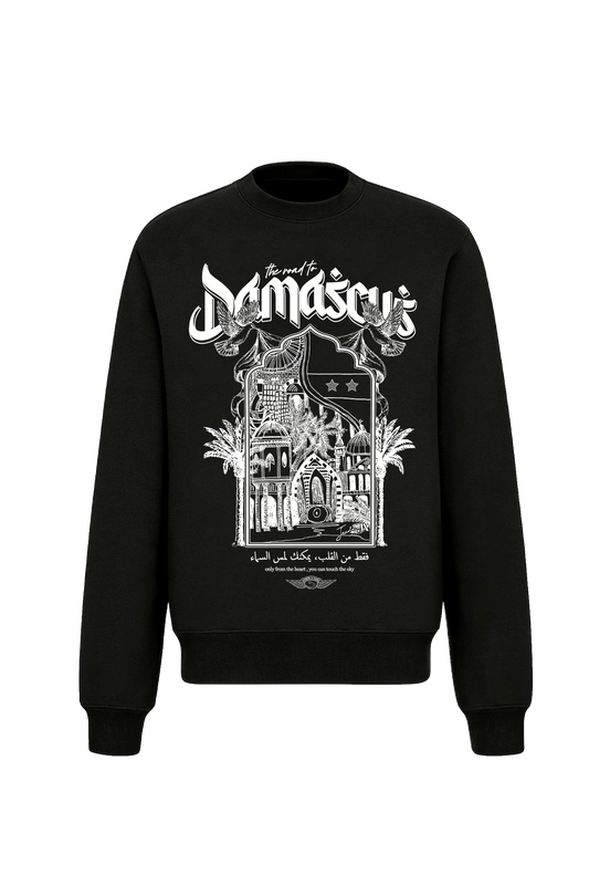 The Road To Damascus Sweatshirt - Black