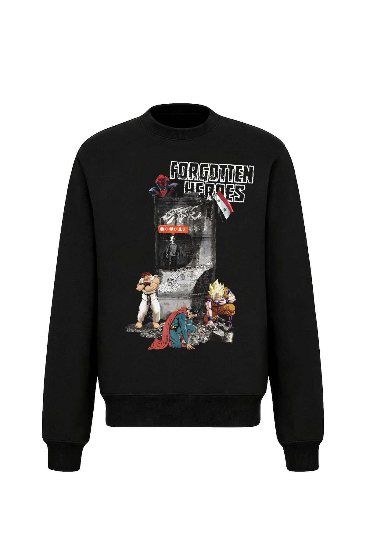 Forgotten Heroes Sweatshirt - Black