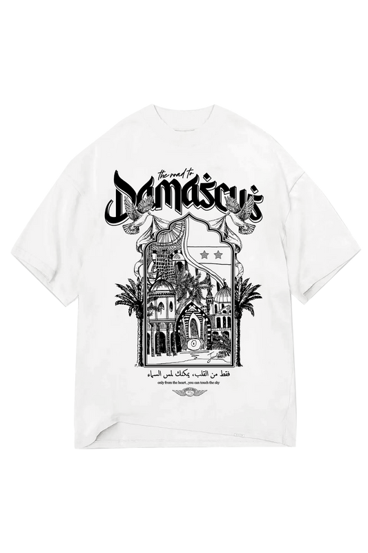 The Road To Damascus T-shirt - White