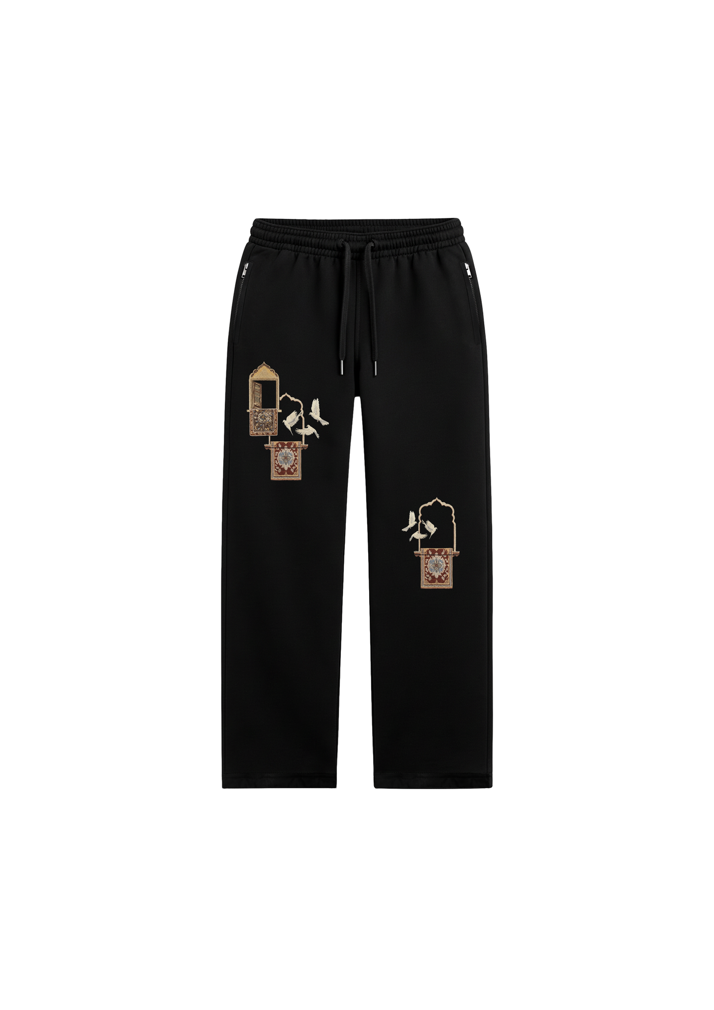 Open Windows Bottoms  - Black